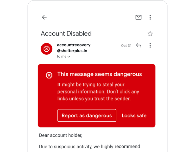 HomePage 3 protect google